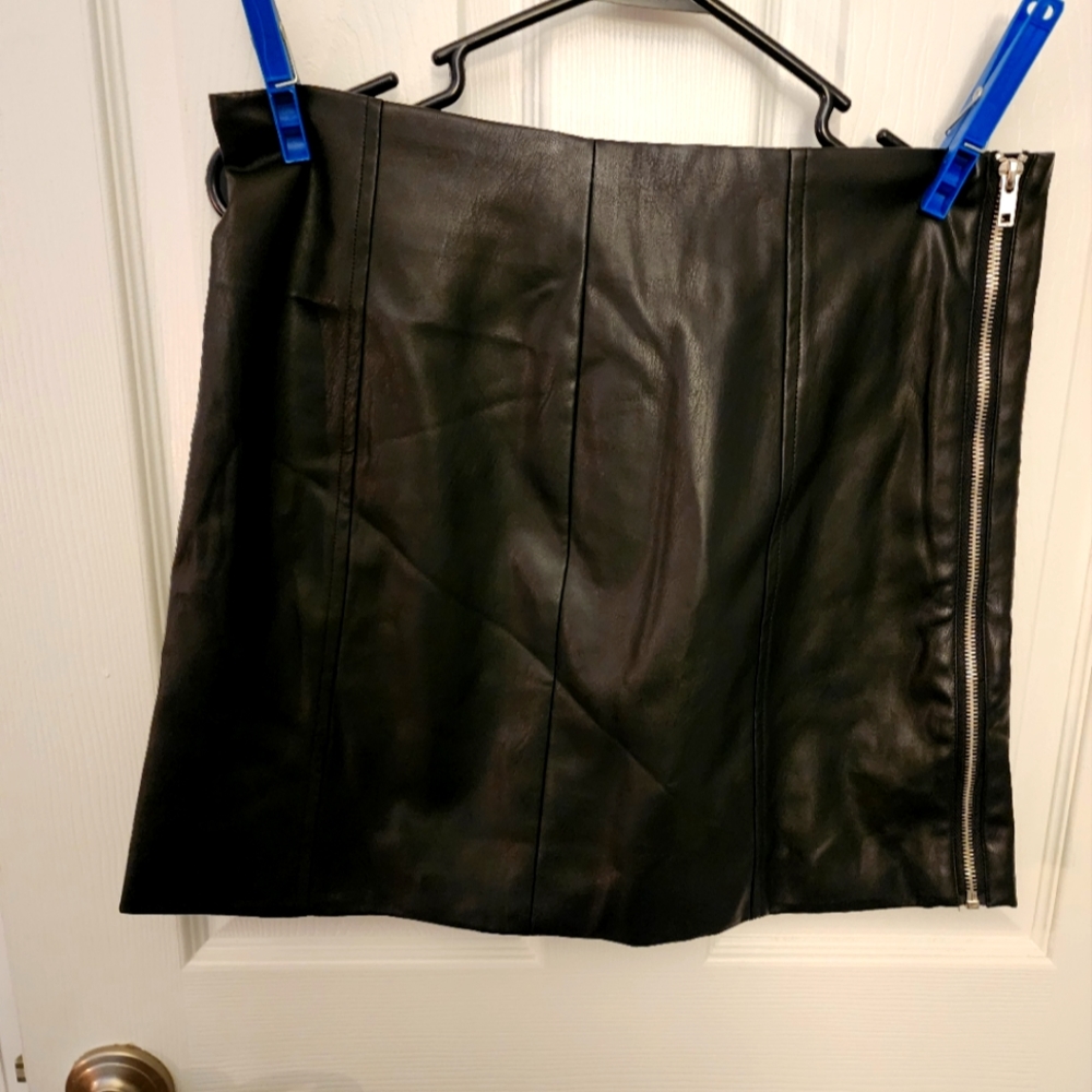 Pleather Skirt